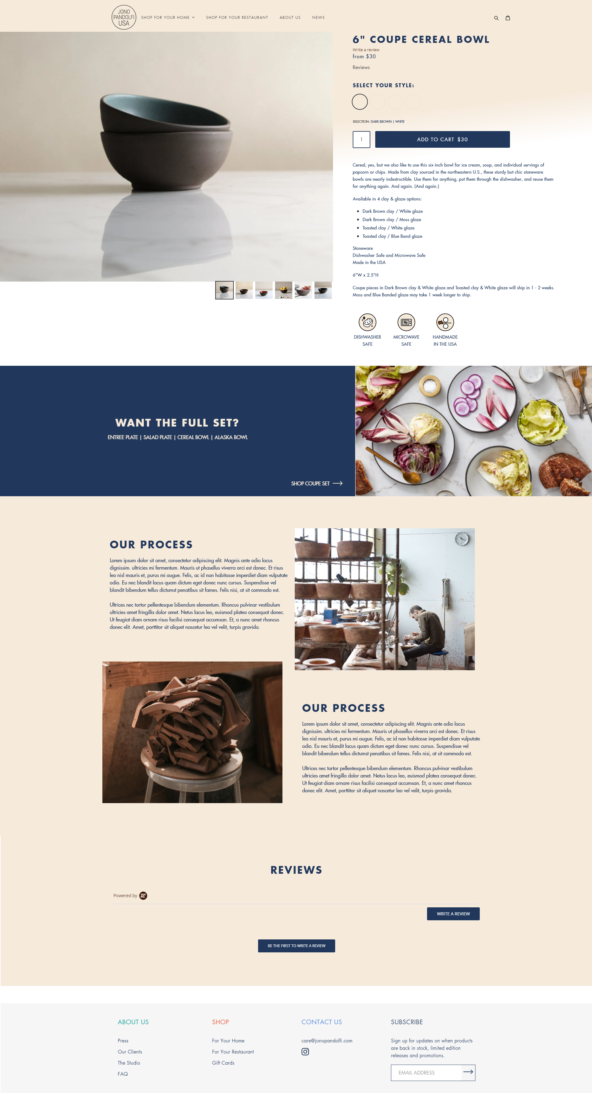 Example Product Page (PDP) - Desktop