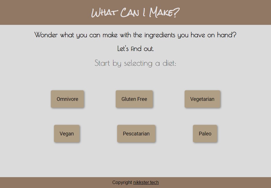 View of first screen